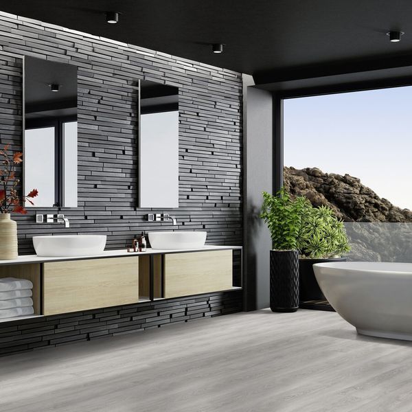 Виниловый пол Gerflor Virtuo 55 DryBack 1457 Bohem Dark Grey V1457DB &mdash; изображение товара