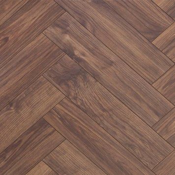 Ламінат Alsafloor Creativ Herringbone 520 Горіх Шоколадний CH520 &mdash; зображення товару