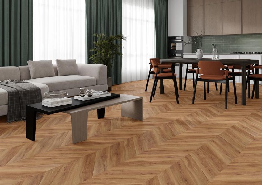Виниловый пол Afirmax Chevron CLC41102 Jersey Oak CLC41102 &mdash; изображение товара