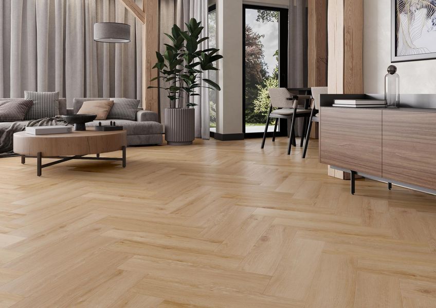 Вінілова підлога Afirmax Legnar Herringbone  HB41595 Tucson Oak HB41595 &mdash; зображення товару