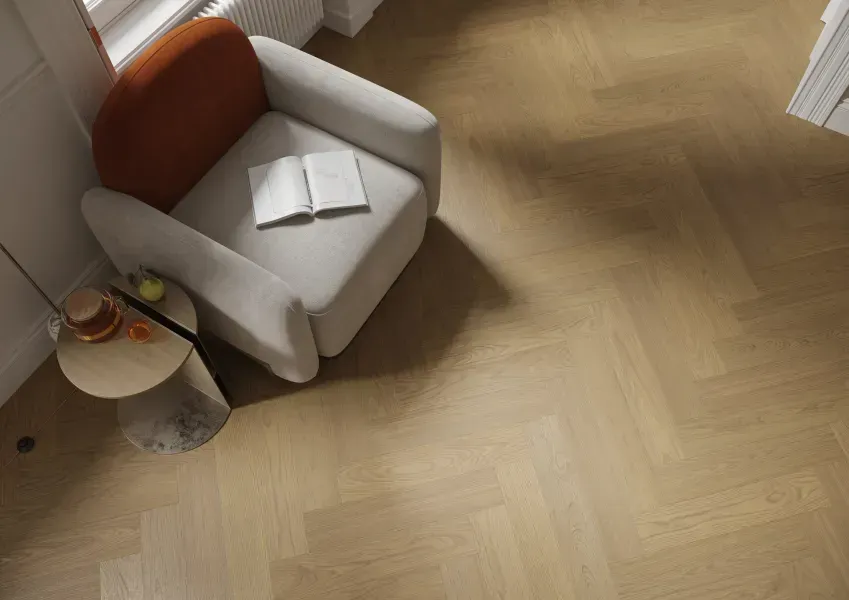 Вінілова підлога Barlinek Next Step Herringbone Antic Oak DP5000033 &mdash; зображення товару