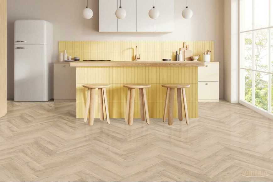 Виниловый пол Vinilam Herringbone MS1018 Дуб Сканди MS1018 &mdash; изображение товара