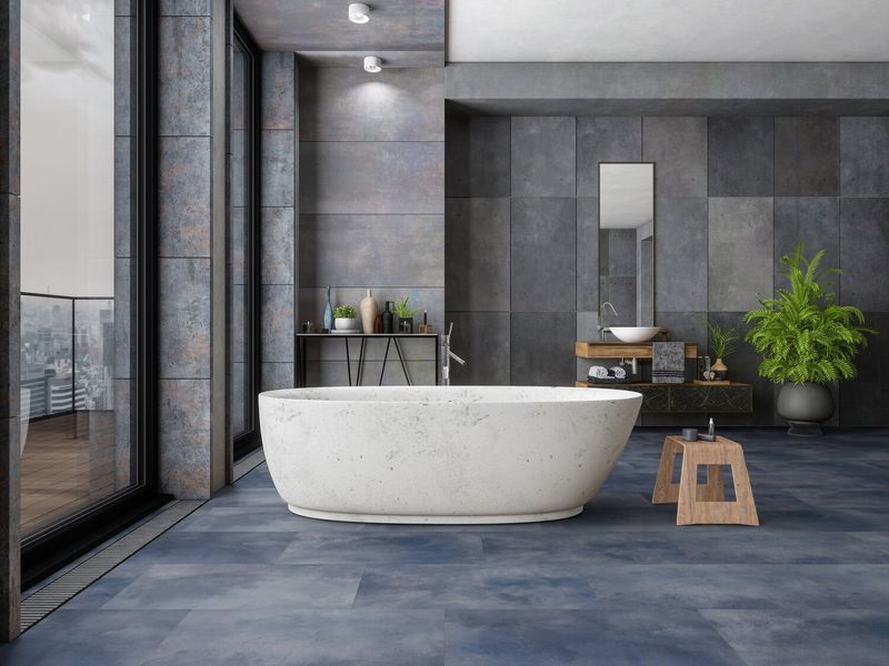 Виниловый пол Gerflor Virtuo 55 Rigid Acoustic 1475 Acuarela Ink 1475 &mdash; изображение товара