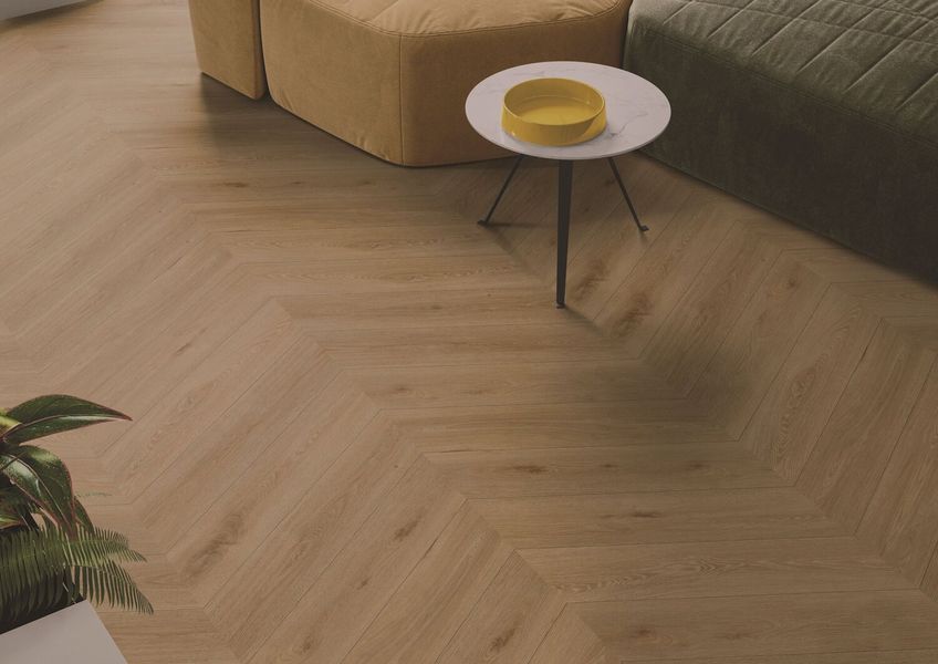 Вінілова підлога Gerflor Creation 55 Chevron AQUINOAH HONEY 1706 CH1706 &mdash; зображення товару