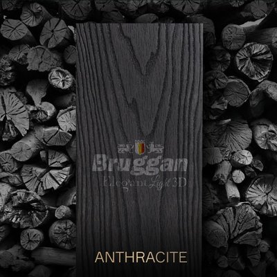 Террасная доска Bruggan ELEGANT LIGHT 3D ANTHRACITE 8093-36 фото