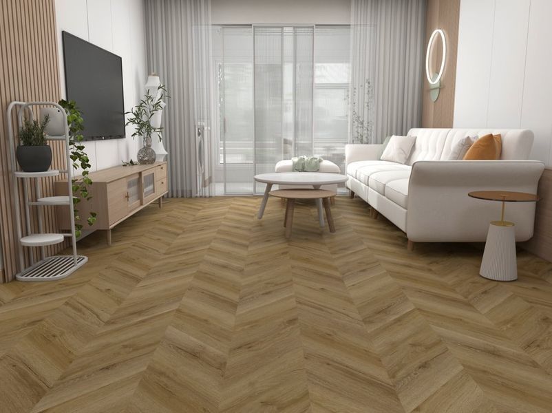 Виниловый пол AQUA Profi Chevron Дуб Selena 5902188793680 &mdash; изображение товара