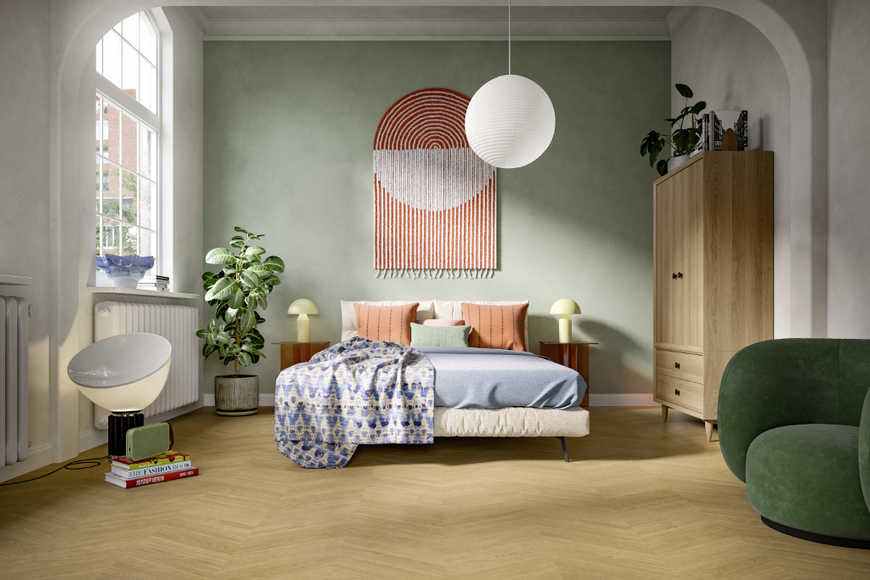 Ламинат EGGER Kingsize 8/32 EL291F Дуб Скандерборг медовый EL291F &mdash; изображение товара