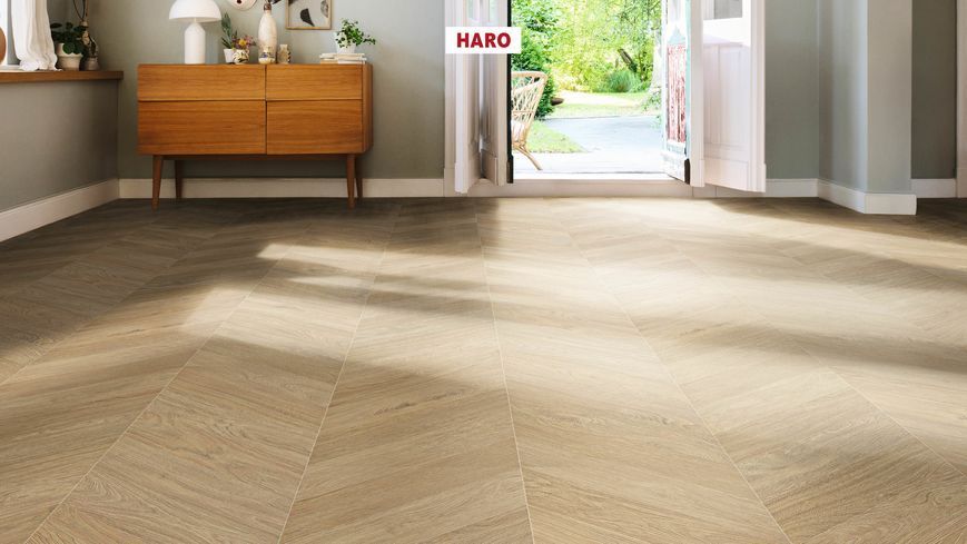 Ламинат Haro Chevron 545179 Oak Puro 545179 &mdash; изображение товара