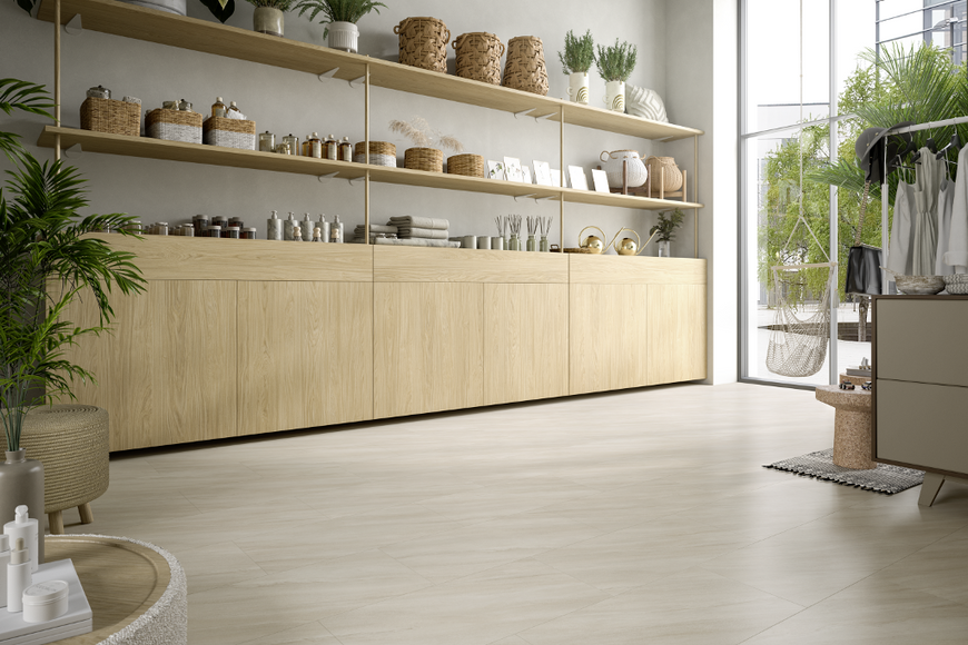 Ламінат EGGER Kingsize 8/32 V4+1 Aqua24 ELF676 Камінь Кальвія пісочно-сірий ELF676 &mdash; зображення товару