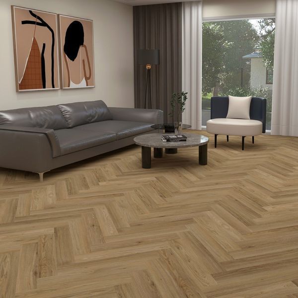 Виниловый пол AQUA Profi Herringbone Дуб Panama 5902188794687 &mdash; изображение товара