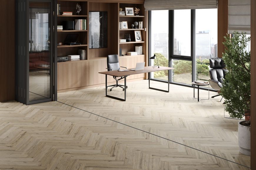 Виниловый пол Falquon The Floor Herringbone P1001 Дуб Диллон P1001HB &mdash; изображение товара
