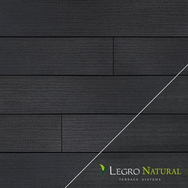 Террасная доска Legro Natural DS14 Burnt Wood DS14_5 &mdash; изображение товара