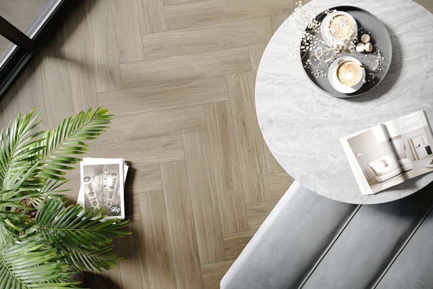 Вінілова підлога Falquon The Floor Herringbone P6002 Дуб Йорк P6002HB &mdash; зображення товару