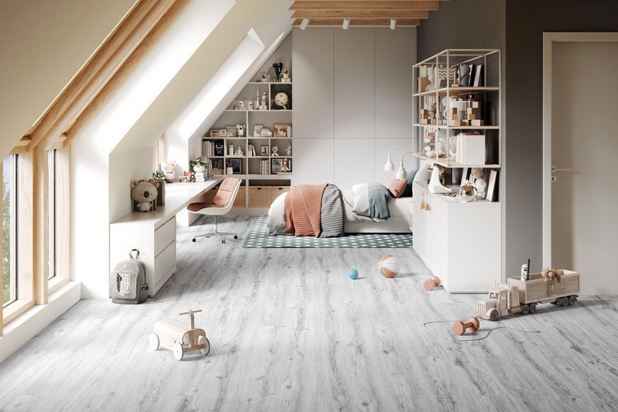 Виниловый пол Falquon The Floor Wood P1007 Дуб Айс P1007 &mdash; изображение товара
