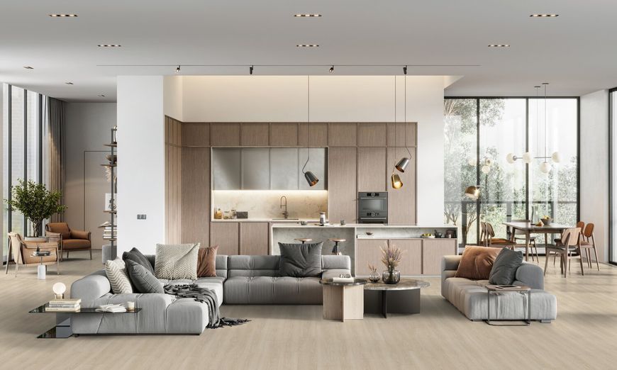 Виниловый пол Gerflor Virtuo 55 DryBack 1456 Bohem Beige V1456DB &mdash; изображение товара