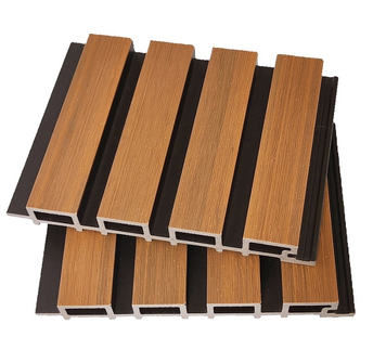Фасадная реечная панель ДПК Compodeck Teak Black 11-15 &mdash; изображение товара